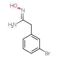 (Z)-2-(3-bromophenyl)-N'-hydroxyethanimidamide