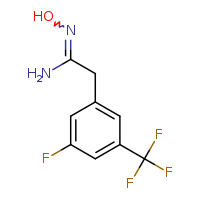 (Z)-2-[3-fluoro-5-(trifluoromethyl)phenyl]-N'-hydroxyethanimidamide