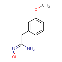 (Z)-N'-hydroxy-2-(3-methoxyphenyl)ethanimidamide
