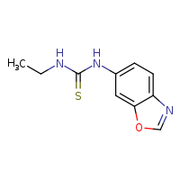 1-(1,3-benzoxazol-6-yl)-3-ethylthiourea