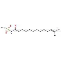 12,12-dibromo-N-methanesulfonyldodec-11-enamide