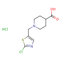 1-[(2-chloro-1,3-thiazol-5-yl)methyl]piperidine-4-carboxylic acid hydrochloride
