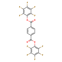 1,4-bis(2,3,4,5,6-pentafluorophenyl) benzene-1,4-dicarboxylate