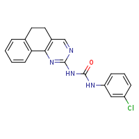 1-{5H,6H-benzo[h]quinazolin-2-yl}-3-(3-chlorophenyl)urea