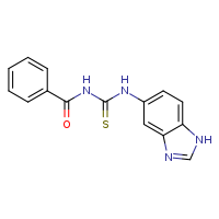 1-benzoyl-3-(1H-1,3-benzodiazol-5-yl)thiourea