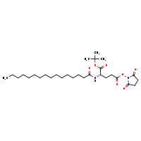 1-tert-butyl 2,5-dioxopyrrolidin-1-yl (2S)-2-hexadecanamidopentanedioate