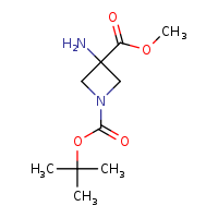 1-tert-butyl 3-methyl 3-aminoazetidine-1,3-dicarboxylate