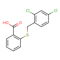 2-{[(2,4-dichlorophenyl)methyl]sulfanyl}benzoic acid
