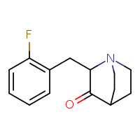 2-[(2-fluorophenyl)methyl]-1-azabicyclo[2.2.2]octan-3-one