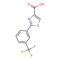 2-[3-(trifluoromethyl)phenyl]-1,3-thiazole-4-carboxylic acid