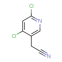 2-(4,6-dichloropyridin-3-yl)acetonitrile