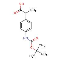2-{4-[(tert-butoxycarbonyl)amino]phenyl}propanoic acid