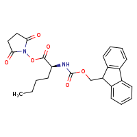 2,5-dioxopyrrolidin-1-yl (2S)-2-{[(9H-fluoren-9-ylmethoxy)carbonyl]amino}hexanoate