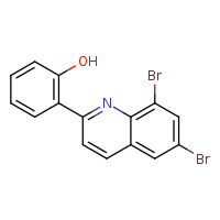 2-(6,8-dibromoquinolin-2-yl)phenol