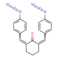 2,6-bis[(4-azidophenyl)methylidene]cyclohexan-1-one