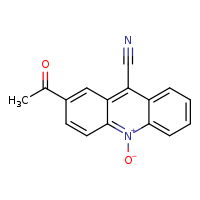 2-acetyl-9-cyanoacridin-10-ium-10-olate