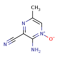 2-amino-3-cyano-5-methylpyrazin-1-ium-1-olate
