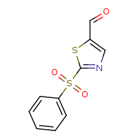 2-(benzenesulfonyl)-1,3-thiazole-5-carbaldehyde