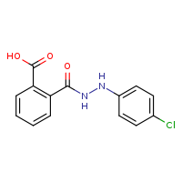 2-[N'-(4-chlorophenyl)hydrazinecarbonyl]benzoic acid
