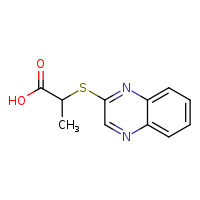 2-(quinoxalin-2-ylsulfanyl)propanoic acid