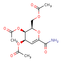 [(2R,3R,4R)-3,4-bis(acetyloxy)-6-carbamoyl-3,4-dihydro-2H-pyran-2-yl]methyl acetate