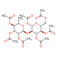 [(2R,3R,4S,5R,6S)-3,4,6-tris(acetyloxy)-5-{[(2S,3R,4R,5S,6S)-3,4,5-tris(acetyloxy)-6-methyloxan-2-yl]oxy}oxan-2-yl]methyl acetate