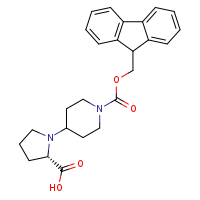 (2S)-1-{1-[(9H-fluoren-9-ylmethoxy)carbonyl]piperidin-4-yl}pyrrolidine-2-carboxylic acid