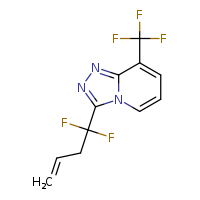 3-(1,1-difluorobut-3-en-1-yl)-8-(trifluoromethyl)-[1,2,4]triazolo[4,3-a]pyridine