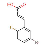 3-(5-bromo-2-fluorophenyl)prop-2-enoic acid