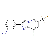 3-[8-chloro-6-(trifluoromethyl)imidazo[1,2-a]pyridin-2-yl]aniline