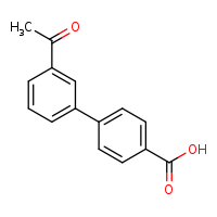 3'-acetyl-[1,1'-biphenyl]-4-carboxylic acid