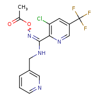 {[3-chloro-5-(trifluoromethyl)pyridin-2-yl][(pyridin-3-ylmethyl)amino]methylidene}amino acetate