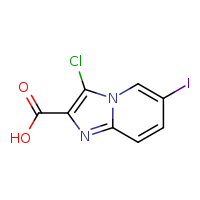3-chloro-6-iodoimidazo[1,2-a]pyridine-2-carboxylic acid