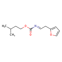3-methylbutyl N-[2-(furan-2-yl)ethylidene]carbamate