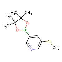3-(methylsulfanyl)-5-(4,4,5,5-tetramethyl-1,3,2-dioxaborolan-2-yl)pyridine