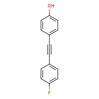 4-[2-(4-fluorophenyl)ethynyl]phenol