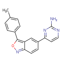 4-[3-(4-methylphenyl)-2,1-benzoxazol-5-yl]pyrimidin-2-amine