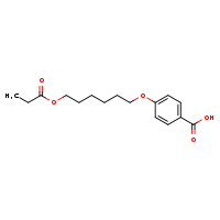 4-{[6-(propanoyloxy)hexyl]oxy}benzoic acid