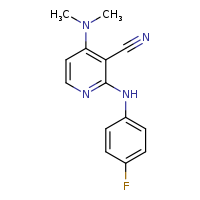 4-(dimethylamino)-2-[(4-fluorophenyl)amino]pyridine-3-carbonitrile