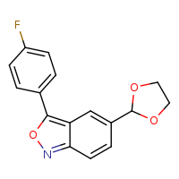 5-(1,3-dioxolan-2-yl)-3-(4-fluorophenyl)-2,1-benzoxazole