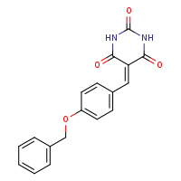 5-{[4-(benzyloxy)phenyl]methylidene}-1,3-diazinane-2,4,6-trione
