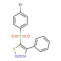 5-(4-bromobenzenesulfonyl)-4-phenyl-1,2,3-thiadiazole