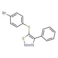 5-[(4-bromophenyl)sulfanyl]-4-phenyl-1,2,3-thiadiazole