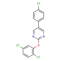 5-(4-chlorophenyl)-2-(2,5-dichlorophenoxy)pyrimidine