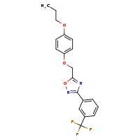 5-(4-propoxyphenoxymethyl)-3-[3-(trifluoromethyl)phenyl]-1,2,4-oxadiazole