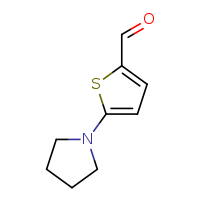 5-(pyrrolidin-1-yl)thiophene-2-carbaldehyde