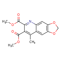 6,7-dimethyl 8-methyl-2H-[1,3]dioxolo[4,5-g]quinoline-6,7-dicarboxylate