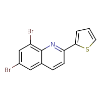 6,8-dibromo-2-(thiophen-2-yl)quinoline