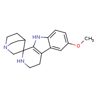 6'-methoxy-2',3',4',9'-tetrahydro-4-azaspiro[bicyclo[2.2.2]octane-2,1'-pyrido[3,4-b]indole]