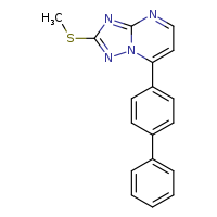 7-{[1,1'-biphenyl]-4-yl}-2-(methylsulfanyl)-[1,2,4]triazolo[1,5-a]pyrimidine
